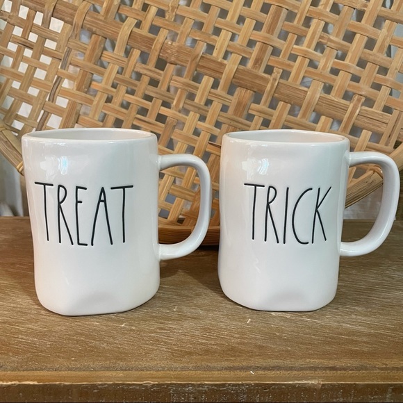 Rae Dunn Other - Rae Dunn Trick Treat Mug Set Holiday Halloween Ceramic Cup Decor Gift Autumn